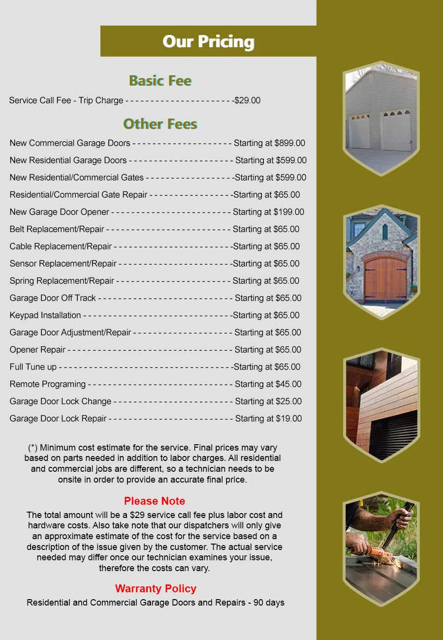 HighTech Garage Door Service Paterson, NJ 973-453-5702